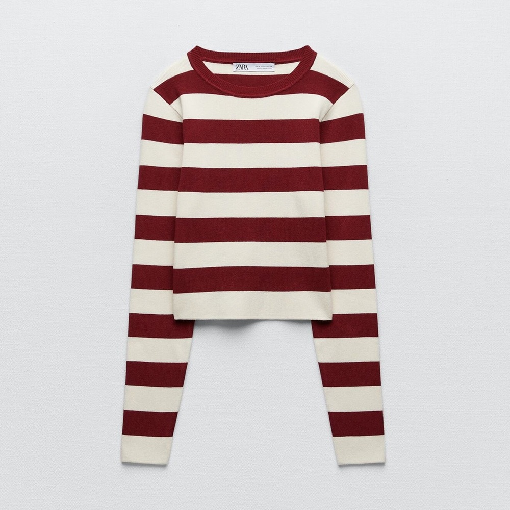 Zara Basic Rib Knit Sweater S - Picture 2 of 4